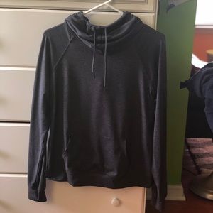 Dark gray garage sweatshirt